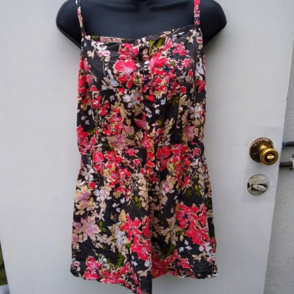 Torrid 4 cotton floral tank - pre-owned